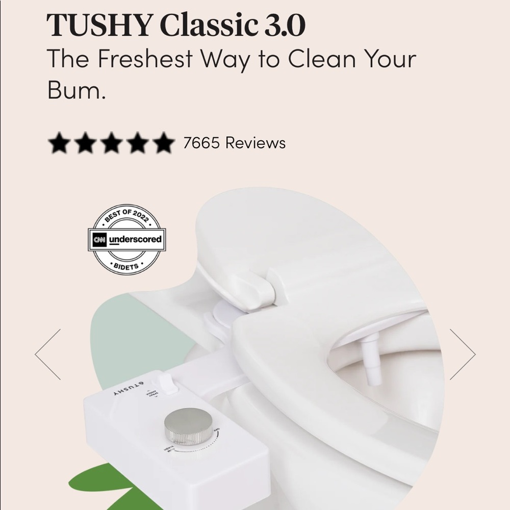 NIB Tushy Bidet